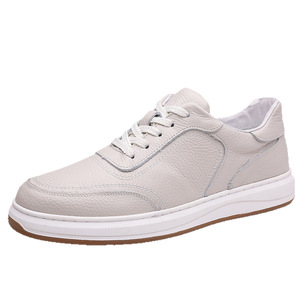 Zapatos Deportivos Casuales de Cuero para Hombre, Transpirables y Ligeros, con Aumento de Altura de 6 cm, Diseño de Plataforma con Forro de Felpa Cálido para Primavera/Verano - Product Image 5