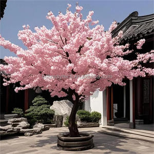 Plantas artificiales grandes para exteriores resistentes a los rayos UV, <span class=keywords><strong>agave</strong></span> de plástico y adornos para árboles para decoración de jardín de Pascua - Product Image 1
