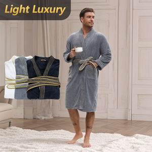 Lusso <span class=keywords><strong>donna</strong></span> XL flanella accappatoio solido modello lunga con cappuccio <span class=keywords><strong>camicia</strong></span> <span class=keywords><strong>da</strong></span> <span class=keywords><strong>notte</strong></span> ispessita spugna tessuto a maglia autunno inverno indumenti <span class=keywords><strong>da</strong></span> <span class=keywords><strong>notte</strong></span> ODM - Product Image 5