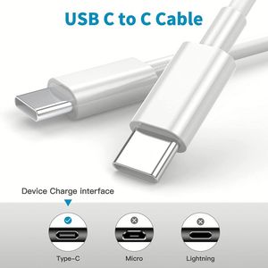 1M 20W PD สายชาร์จเร็วชนิด C ถึง Type C สายชาร์จเร็วสายถ่ายโอนข้อมูลโทรศัพท์มือถือข้อมูล - Product Image 5