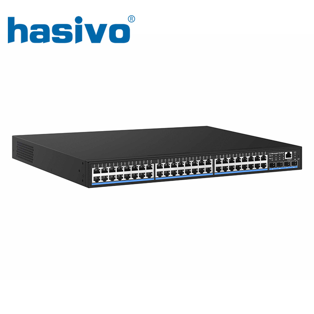 48 PoE Ports L3 Gigabit Managed Ethernet Switch 4*10G SFP