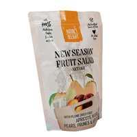 Sachets pour fruits secs, confitures, pain et autres aliments, personnalisables avec fenêtre transparente, refermables et autoportants