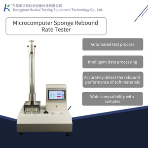 High Precision Microcomputer Sponge Resilience Tester for Foam <strong>Rubber</strong> <strong>Elasticity</strong> <strong>Testing</strong> - Product Image 5