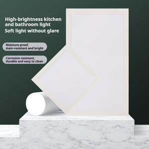 Panel de Luz <span class=keywords><strong>LED</strong></span> <span class=keywords><strong>Cuadrado</strong></span> <span class=keywords><strong>Blanco</strong></span> de 30x30cm, Luz de Techo Empotrada para Oficina, Cocina, Baño, Material de Plástico y Aluminio - Product Image 2