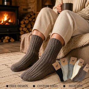 <span class=keywords><strong>Chaussettes</strong></span> de sport en laine d'alpaga pour homme, épaisses, <span class=keywords><strong>chaudes</strong></span>, respirantes, <span class=keywords><strong>chaussettes</strong></span> mi-hautes pour l'hiver, la randonnée en plein air, le <span class=keywords><strong>ski</strong></span> - Product Image 6
