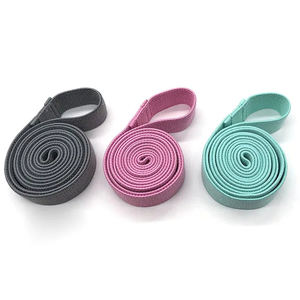 Bandas de bucle de ejercicio personalizadas de alta calidad Bandas de resistencia de fitness largas Precio de fábrica al por mayor Hecho en Pakistán - Product Image 6