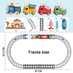 MILI RC Track <span class=keywords><strong>Train</strong></span> Jouet <span class=keywords><strong>Train</strong></span> à fumée Kit de rail de chemin de fer Locomotive à vapeur <span class=keywords><strong>électrique</strong></span> Scène de moteur Track Set <span class=keywords><strong>avec</strong></span> lumières et son - Product Image 6