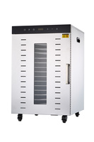 Déshydrateur commercial en acier inoxydable 16 couches 304 Déshydrateur alimentaire Vente Sèche-linge pour fruits et légumes