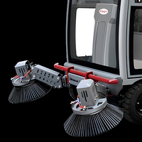 Balayeuse routière S14 - Grande capacité, 48V, balayeuse autoportée pour chantiers de construction