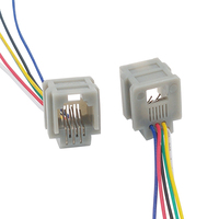 623K RJ12 Connecteur 6P6C Prise avec Câble RJ11 Prise Modulaire Fil Femelle Ligne = 150MM