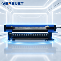 Printer Inkjet Sublimasi Industri Versijet 3.2m untuk Print Head I3200 CMYK Berbasis Air/Eco-Solvent untuk Pencetakan Label Kain Baru