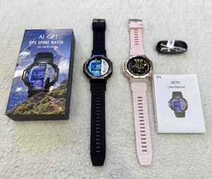 Reloj Inteligente KC91 con Pantalla Redonda de 1.39 Pulgadas, Batería de 530 mAh, Asistente de Voz con IA Ghatgpt, GPS, Resistente al Agua IP68, con Linterna - Product Image 6