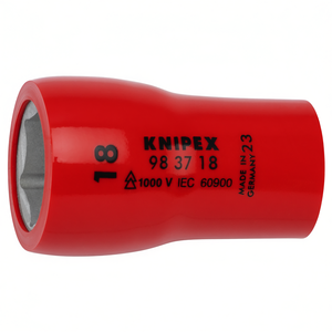 Knipex <b>Socket</b> Wrench <b>18mm</b> 1000V Insulated Made In Germany - Product Image 2