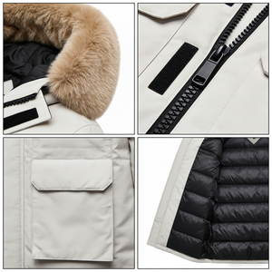 Oversized Design Casual Winter Down Coat Lightweight & Durable Men's Down <b>Jacket</b> Winter Ideal for Daily & Outdoor Winter Wear - Product Image 2