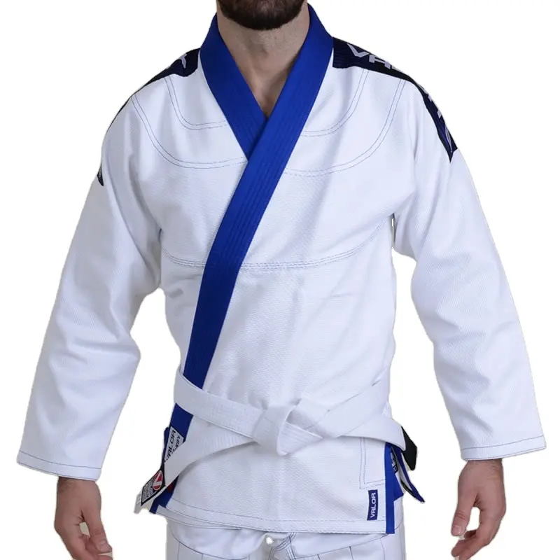 Sublimasi biru kualitas tinggi seragam Jiu Jitsu Gi Brasil seni bela diri Jiu Jitsu/BJJ Gi / BJJ gi