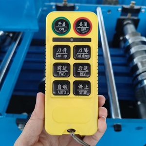 Lạnh uốn màu kim loại thép tự động nhôm sóng thép mạ kẽm mái hồ sơ cuộn hình thành máy - Product Image 6