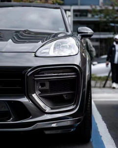ชุดแต่งคาร์บอนไฟเบอร์แห้งสำหรับ Porsche Cayenne อัพเกรด Cayenne สไตล์ MTR กันชนหน้าและหลังคาร์บอนไฟเบอร์ พร้อมลิ้นกันชนหน้า - Product Image 4