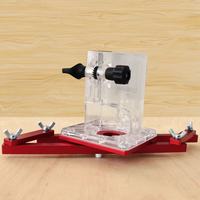 L-HT110-3 2-en-1 fixation invisible support de rainurage rainurage central adapté au rainurage du travail du bois de meubles d'armoire