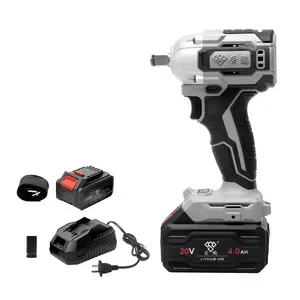 RONGPENG R680 Hot Selling 1/2 Inch Electric 350 Nm Torque Impact Wrench Cordless 2600RPM High Speed 4.0AH Battery 20v