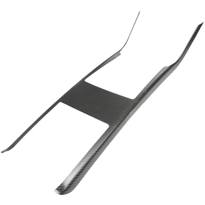 Pour <span class=keywords><strong>Tesla</strong></span> <span class=keywords><strong>Model</strong></span> S <span class=keywords><strong>X</strong></span> 2021-console <span class=keywords><strong>centrale</strong></span> en fibre de carbone cadre de selle intégré panneau de commande central assemblage intégral - Product Image 5