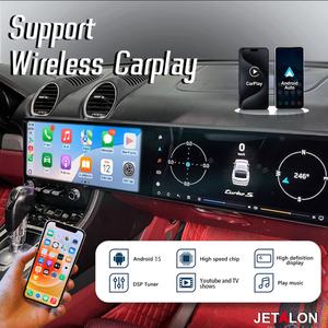 Reproductor Multimedia Android de Pantalla Dual de 24.6 Pulgadas para Porsche Cayman 718 2016-2023, Radio para Auto con GPS, Carplay Inalámbrico, Navegación Estéreo - Product Image 2