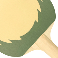 Pagaie de ping-pong imprimée en couleur personnalisée OEM/ODM Motif promotionnel en caoutchouc coloré Raquette de tennis de table