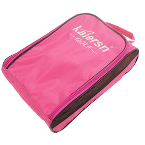 Sac à chaussures de golf respirant et imperméable Passen pour hommes et femmes Noir/Rose 33x23x11.5cm Tissu en nylon avec matériau PU - Product Image 4