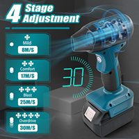 Souffleur de poussière sans fil pour batterie Makita 18V, dépoussiéreur à air comprimé haute performance pour clavier, atelier, camping, barbecue, nettoyage