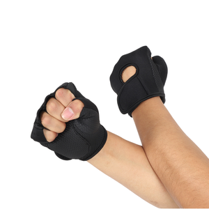 Gants de sport respirants en néoprène sur mesure 2026 pour l'haltérophilie, sans doigts, pour la gym et l'exercice, avec ouverture incurvée pour la force athlétique - Product Image 3