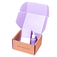 Boîte d'emballage de parfum élégante avec impression de Logo personnalisée, boîte postale en carton ondulé pour les soins personnels
