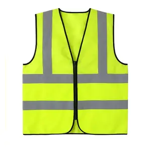 Yellow Customised Hi Vis Surveyor Engineer Ems Medical Construction Reflective Safety Vests Class2 With Pouch Bag