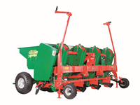 Machines agricoles à 4 rangs Semoir à pommes de terre avec composants centraux Moteur Pompe à engrenages