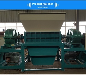 เครื่องรีไซเคิลพลาสติก PP PE PVC สำหรับเศษโลหะแบบสองเพลา ลดราคาพิเศษ รับประกันหนึ่งปี - Product Image 5
