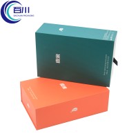 Caja de Regalo de Cartón Duro Verde de Alta Calidad con Cajón, Impresión de Logotipo y Tamaño Personalizados, Caja de Empaque para Regalos de Aceite, Frascos o Botellas de Cosméticos