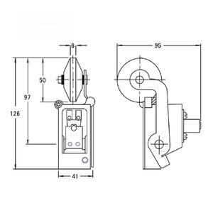 Interruttore Moderno in Metallo S3-1370/S3-1371 per Riduzione Velocità e Cambio di Marcia per <span class=keywords><strong>Guide</strong></span> di Ascensori Alberghieri - Product Image 2
