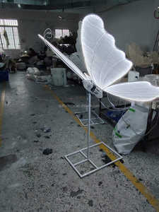 Новое поступление, свадебные украшения, светодиодная лампа-бабочка RGB, разноцветные движущиеся бабочки, автоматические бабочки с движущимися крыльями - Product Image 2