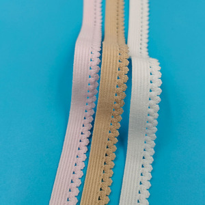 Hàng may mặc đồ lót sò điệp Picot đàn hồi Webbing ban nhạc may Nylon ren Picot nụ Webbing vành đai cho đồ lót DIY - Product Image 2