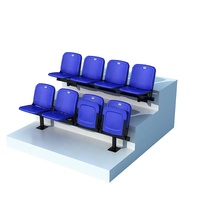 Sièges de stade fixes personnalisés avec dossier, chaises de gradins intérieures et extérieures pour stade, école, gymnase et arène sportive