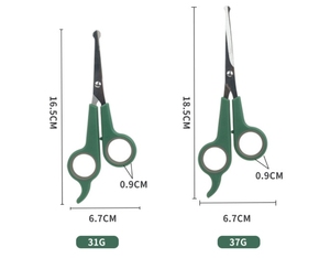 Tijeras Profesionales de Seguridad con Punta Redondeada para el Cuidado de Mascotas, <span class=keywords><strong>Perros</strong></span> y Gatos, Recortador de Pelo Facial de Acero Inoxidable para Patas y Orejas, Equipo para el Hogar - Product Image 6