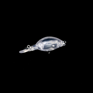 Señuelo de pesca flotante Fat Boy Rock Crankbait de 3g y 50mm, cuerpo de señuelo duro en blanco sin pintar para bricolaje de pesca - Product Image 3