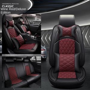 Conjunto completo de lujo de cuero Auto Seat Protector Universal Car Seat Cover - Product Image 6