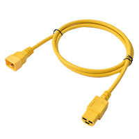 Connecteur IEC de longueur personnalisée certifié UL VDE C19 C20 à C21 Rallonge d'alimentation 20A 250V