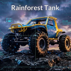 Voiture télécommandée électrique D1RC Rainforest Chariot 2.4G, type Rock Crawler, avec châssis en tube d'alliage de titane, pour la conduite tout-terrain et l'escalade. - Product Image 2