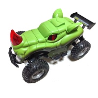 Voiture RC Monster Truck à grande vitesse sur route, 4 canaux, 27 MHz, avec câble USB, prête à l'emploi, batterie au lithium 3,7 V, portée de 15 à 20 m