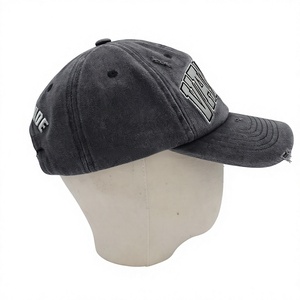 Gorras de Béisbol Deportivas Unisex de Algodón Clásicas Vintage con Letras Bordadas de Moda al por Mayor de 6 Paneles para Fabricantes, con Detalle Metálico Formal - Product Image 5