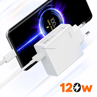 Chargeur Original 120W Charge Rapide Turbo Prise UE Adaptateur Secteur 120W pour Xiaomi Redmi Note 11 12 13 Pro Plus 5G Mi 13 13T