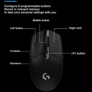 <span class=keywords><strong>Logitech</strong></span> เมาส์เล่นเกมไร้สาย12000DPI ของแท้ปุ่มตั้งโปรแกรมได้น้ำหนักเบา <span class=keywords><strong>G304</strong></span>สต็อกใหม่ - Product Image 4