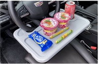 Plateau de volant de voiture en plastique OEM en gros pour plateau à nourriture, table pour ordinateur portable, bureau
