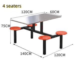 Good Quality University School <strong>Canteen</strong> <strong>Tables</strong> and Chairs <strong>Canteen</strong> Dining <strong>Table</strong> and Stool From Verified Sellers - Product Image 1