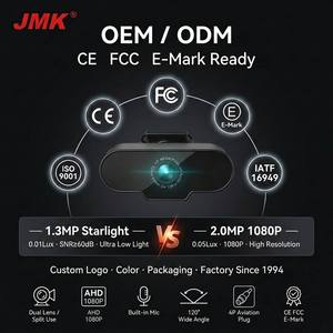 Cámara de Coche JMK de Doble Lente con Visión Nocturna Delantera y Trasera para Sedán, SUV, Espejo Lateral, 1 Año de Garantía, Función Impermeable - Product Image 5